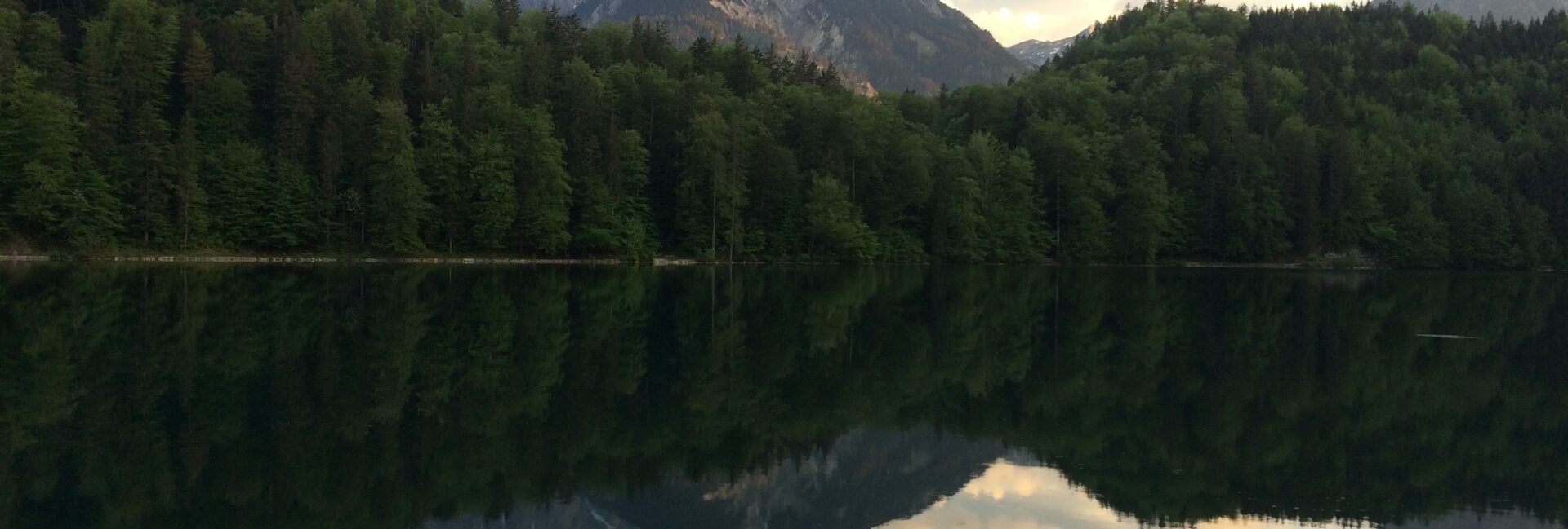 sonnenuntergang Alatsee