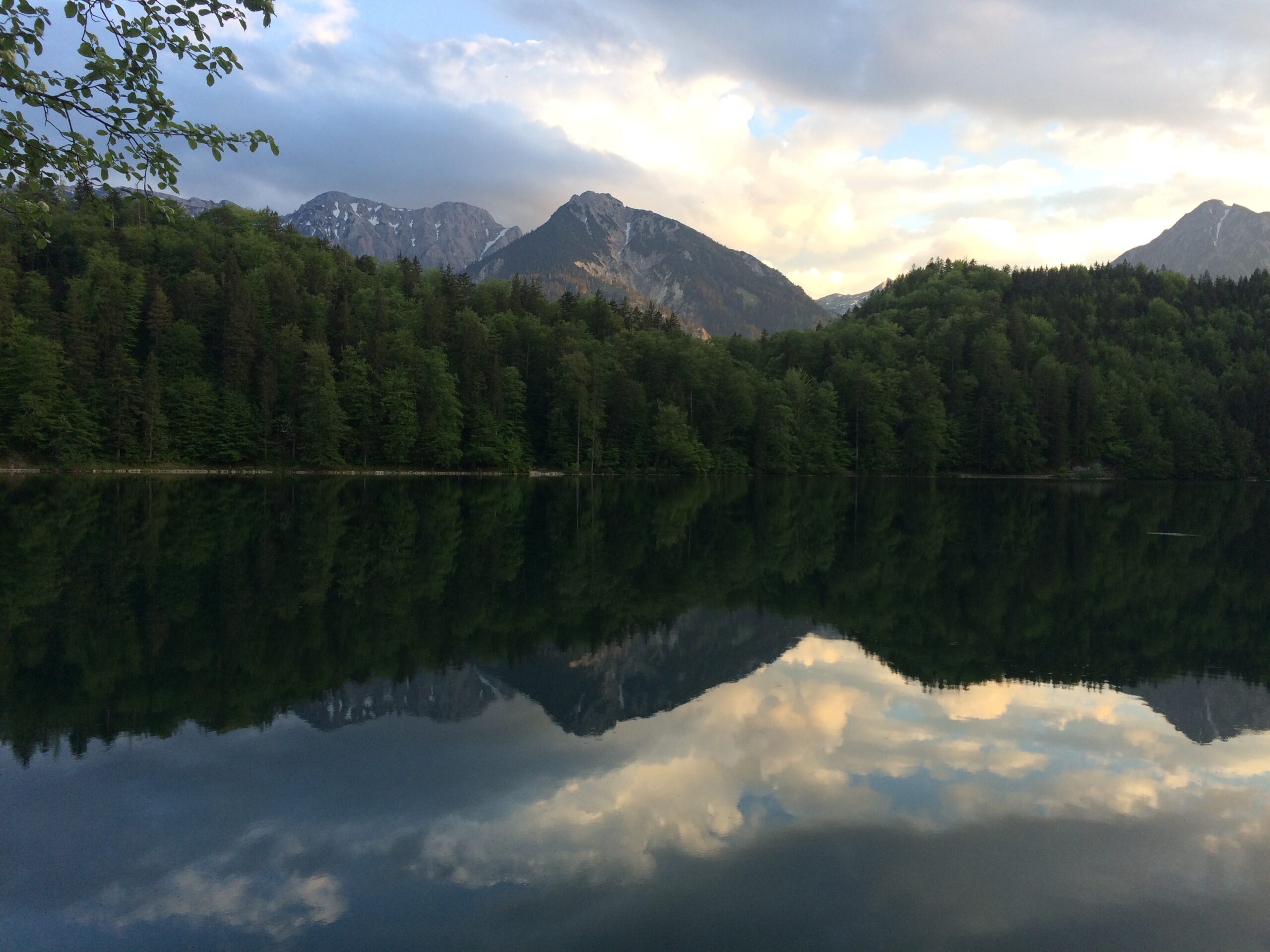 sonnenuntergang Alatsee