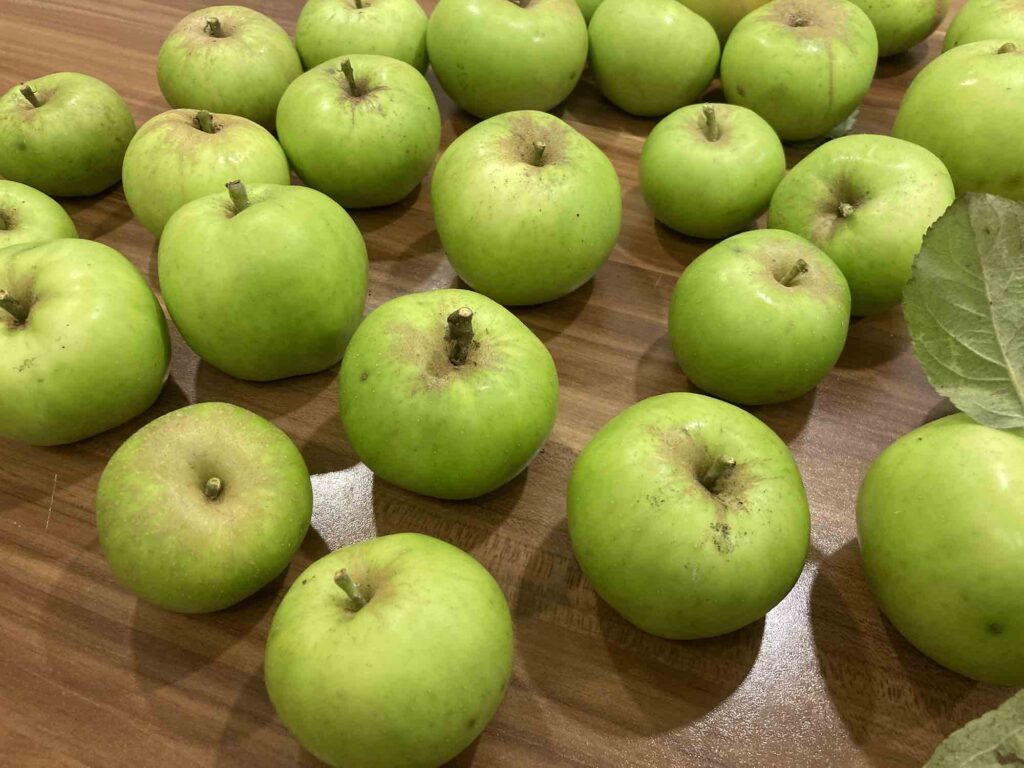 Grüne Äpfel sind ideal für das Apfelbrot